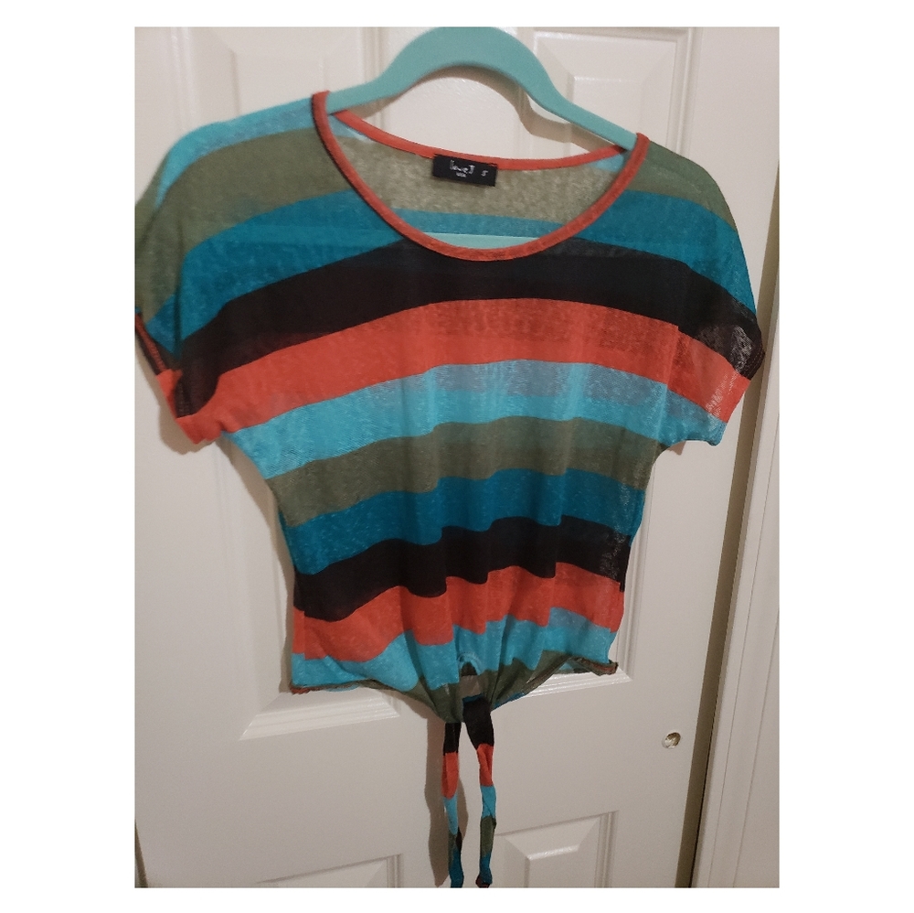 Stripped Tie Top